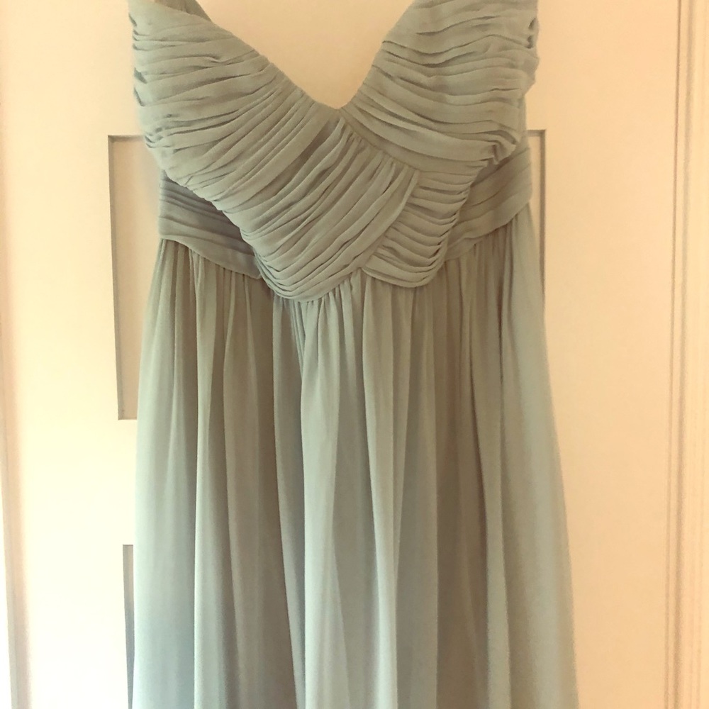 Mint blue/green full length gown